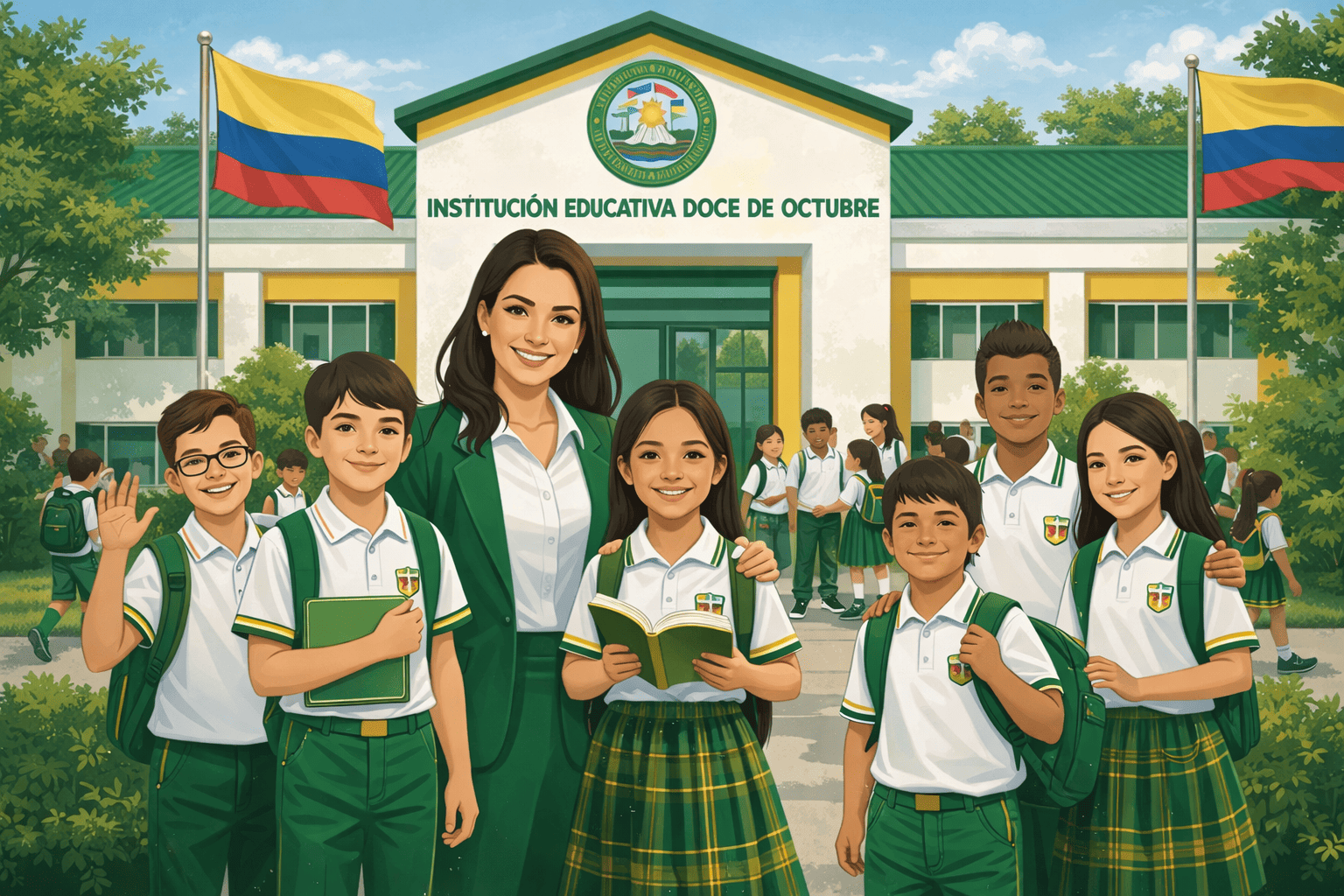 La Institución Educativa Doce de Octubre reafirma su compromiso con la formación integral de nuestros estudiantes, promoviendo no solo el desarrollo académico, sino también la construcción de valores fundamentales para la vida en sociedad.